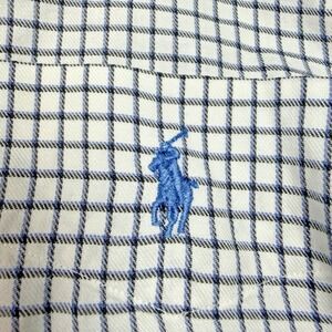 Ralph Lauren Shirt Men's XL Blaire Long Sleeve * Blue Pony * White, Black, Blue